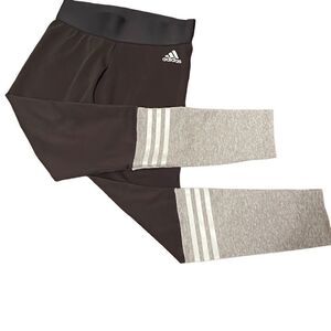 Adidas Dark/Light Gray Athletic Legging Yoga Pants - Size XS/S 2-4